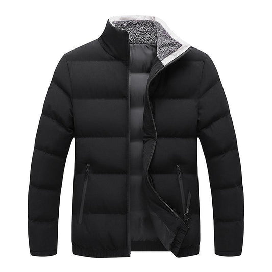 Warm Fleeced Collar Padded Jacket