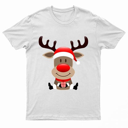 Adults XMS2 "Sitting Reindeer" T-Shirt