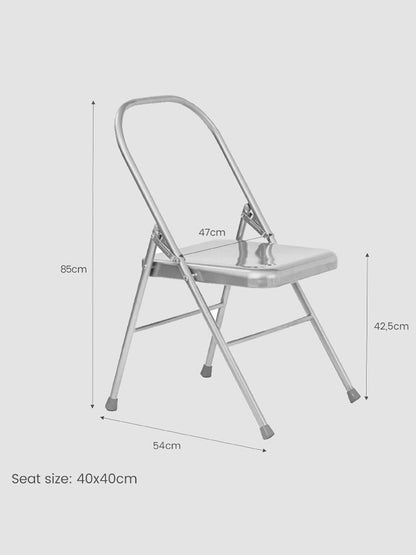 Yoga Studio Folding Yoga Chair With Front Bar