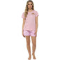 Women's Cotton Sausage Dog Print T Shirt and Shorts Pyjama Set for Summer by Daisy Dreamer Cozy Sleepwear Loungewear Gift for Dog Lovers Multiple Sizes