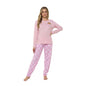 Women's Cotton Soft Pyjama Set with Elasticated Patterned Bottoms Ultimate Nightwear and Cosy Loungewear Multiple Sizes by Daisy Dreamer