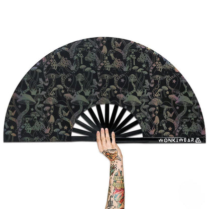 XL Festival Fan – Flash Reflective Shrooms