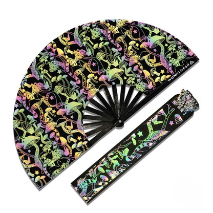 XL Festival Fan – Flash Reflective Shrooms