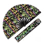 XL Festival Fan – Flash Reflective Shrooms