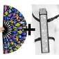 XL UV Reactive Mushroom Festival Fan