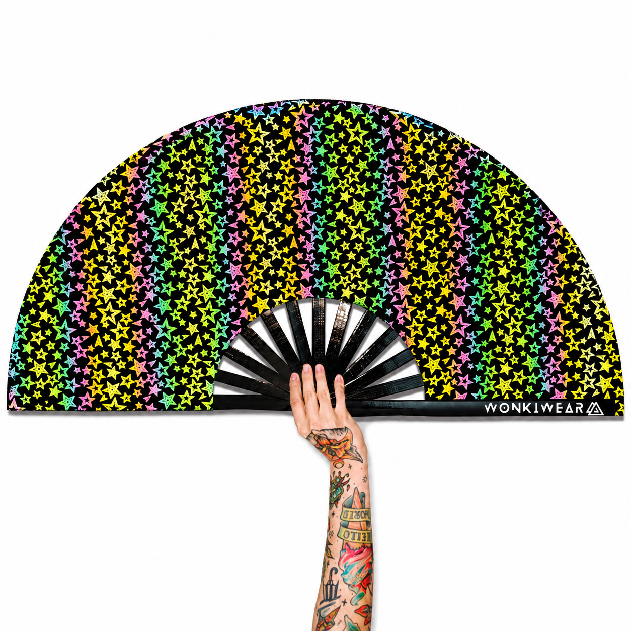 XL Flash Reflective Stars Festival Fan