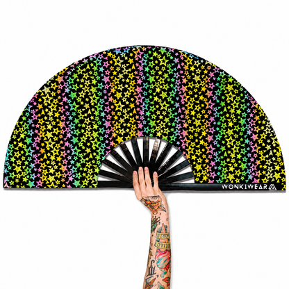 XL Flash Reflective Stars Festival Fan