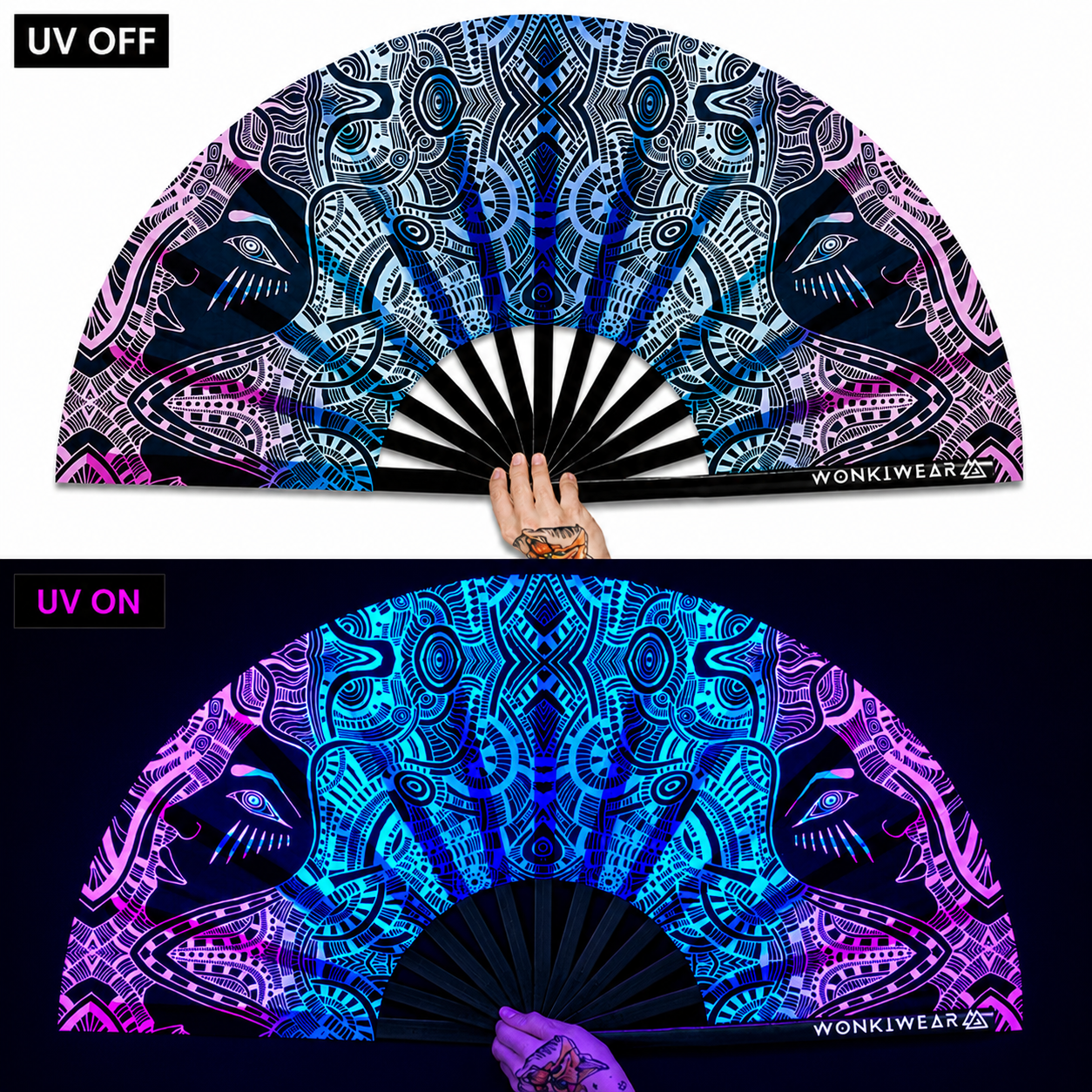 XL Festival Fan - UV Reactive, Techno Tribe