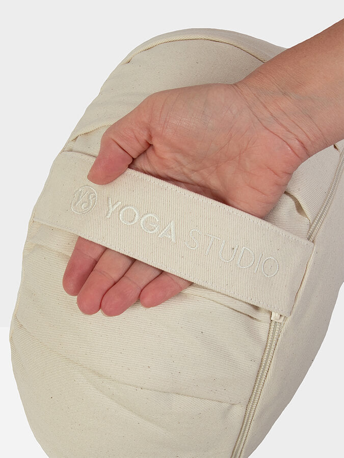 Yoga Studio GOTS Organic Cotton Round Lotus Zafu Buckwheat Cushion