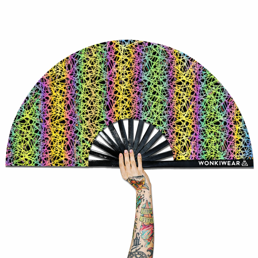 XL Festival Fan – Flash Reflective Entrapment Rave Fan