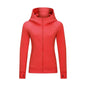 Sports Wear Hoodie Jacket for Women With Thick Zipper - Full Zip Fitness Coat Running Sweater WDQ028